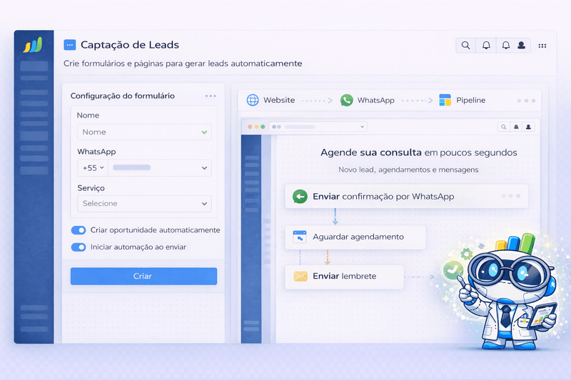 Captação de clientes por WhatsApp e Instagram